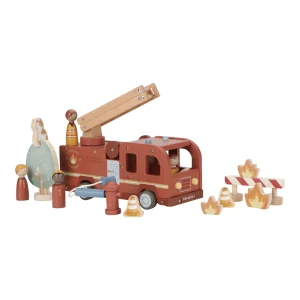 Camion de pompiers en bois