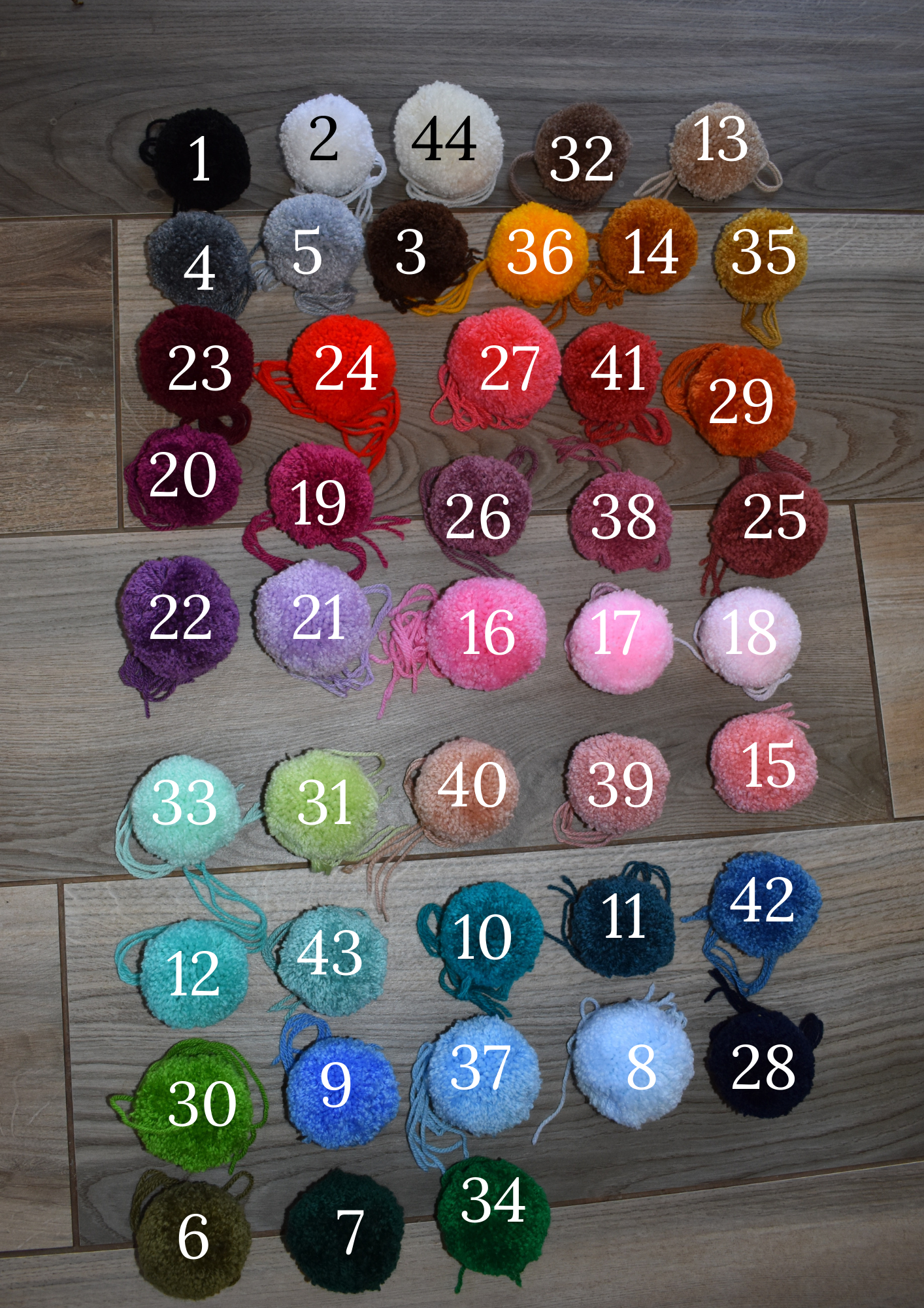 DUO Grande Malle à jouets et valisette avec pompons – Image 8