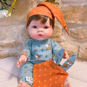 Tenue ensemble pyjama doudou bonnet faon
