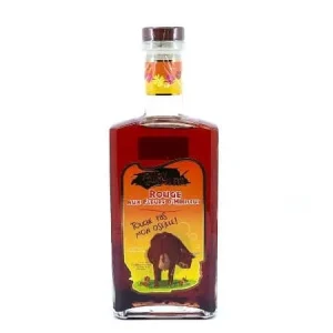 Bouteille Boisson De Couleur Rouge aux Fleurs D’Hibiscus 50CL