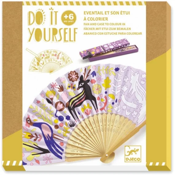DIY Éventail à Colorier