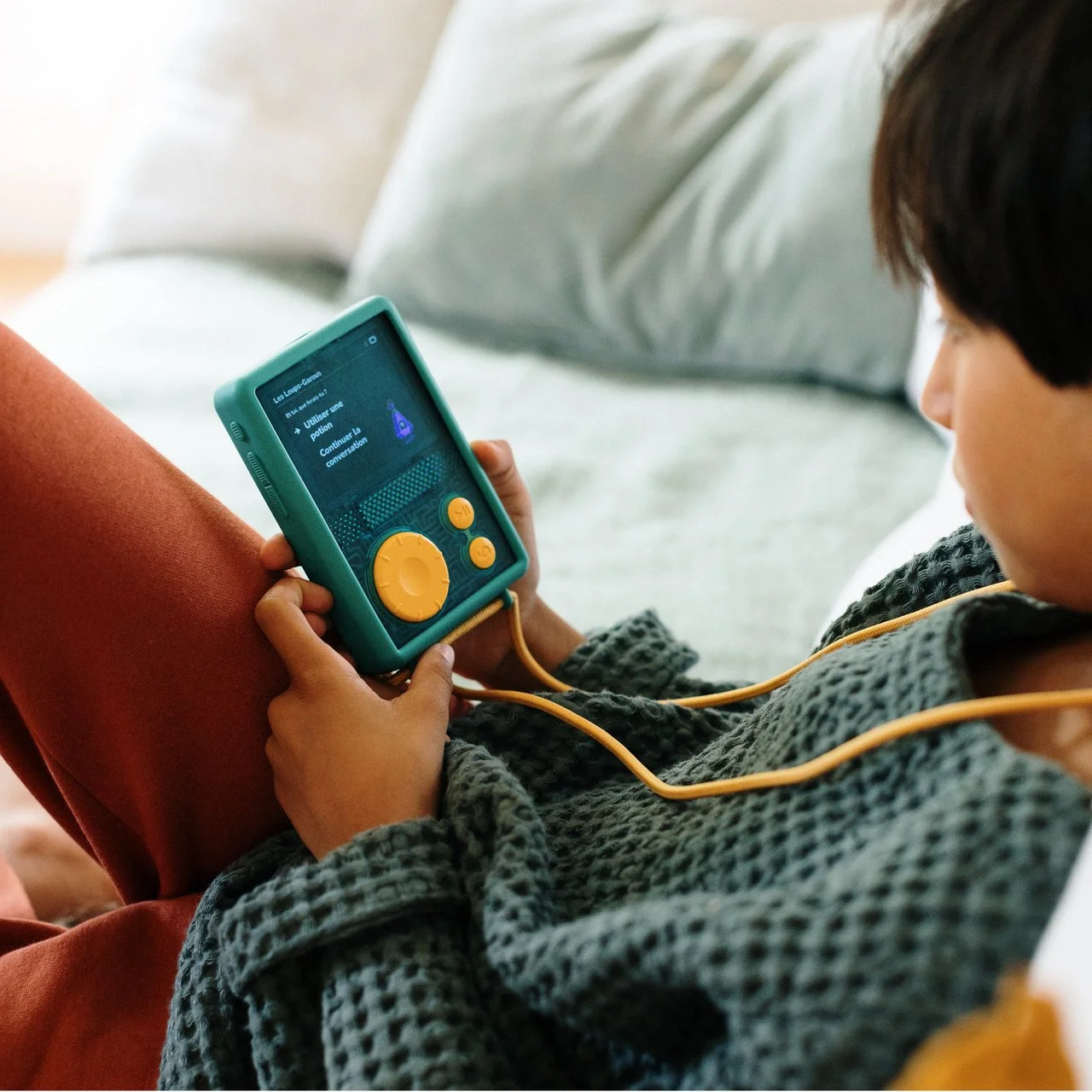 Baladeur FLAM et sa coque verte, Lunii – Image 3