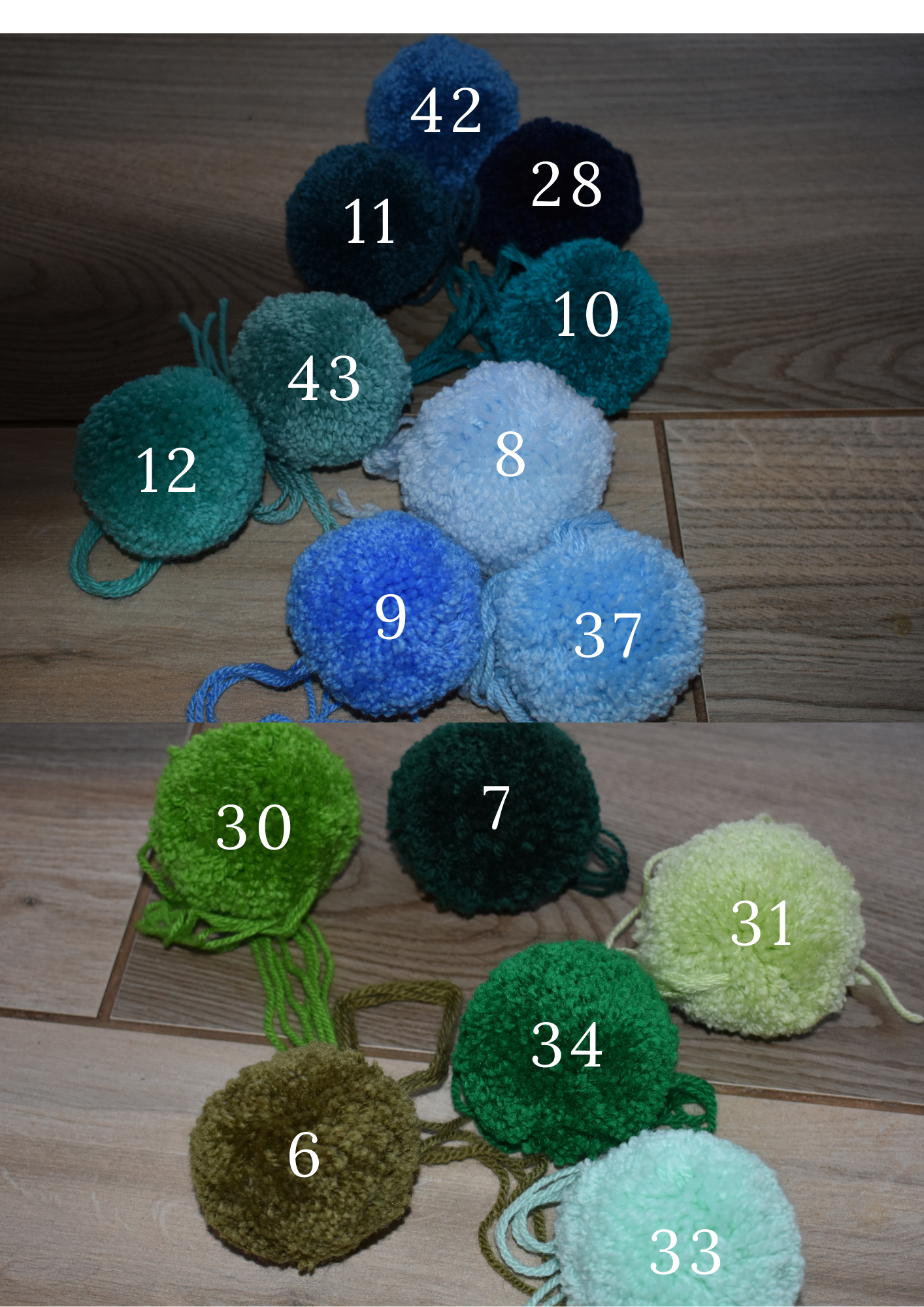 Malle à jouets Grande taille avec guirlande de pompons – Image 9