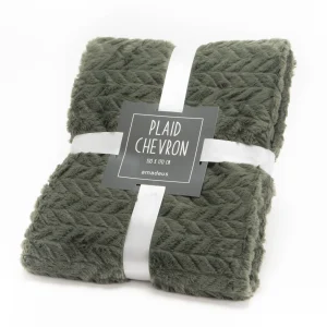 Plaid Chevrons Kaki, Cades Design.