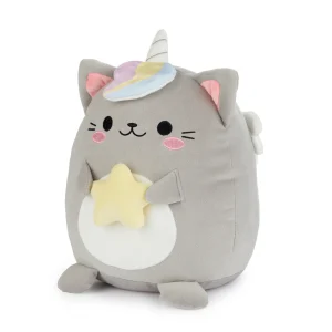 Coussin Fluffy Kawaii Starry Gris, Balvi