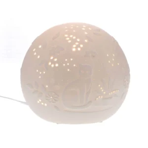 Lampe Boule Léo en Porcelaine