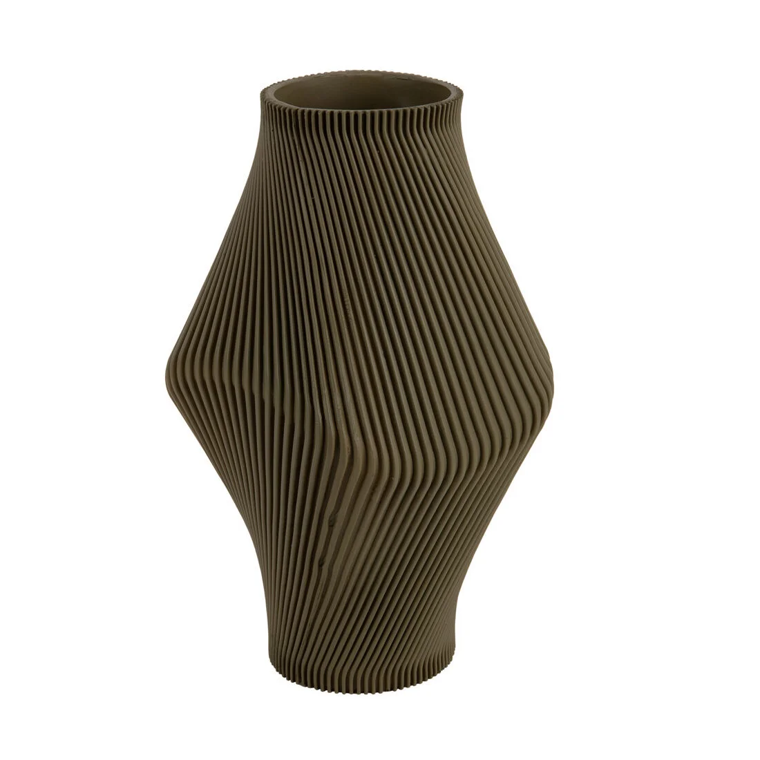 Vase Twisted Rib Large, Present Time