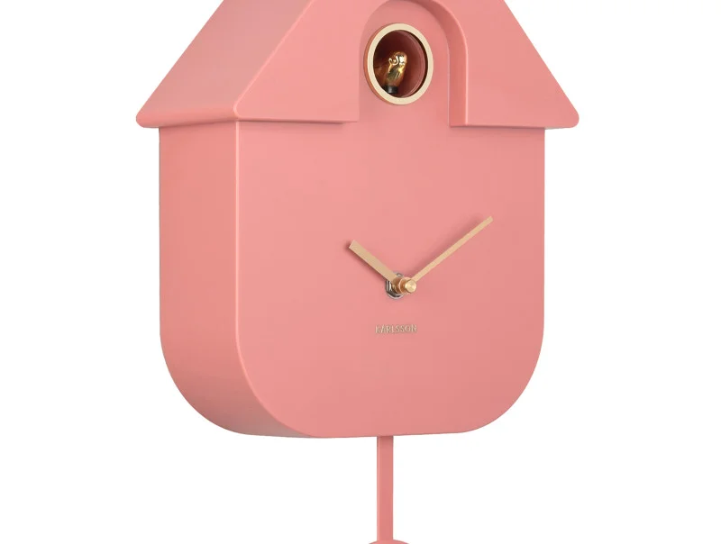 Horloge Murale Karlsson Modern Cuckoo Rose – Present Time