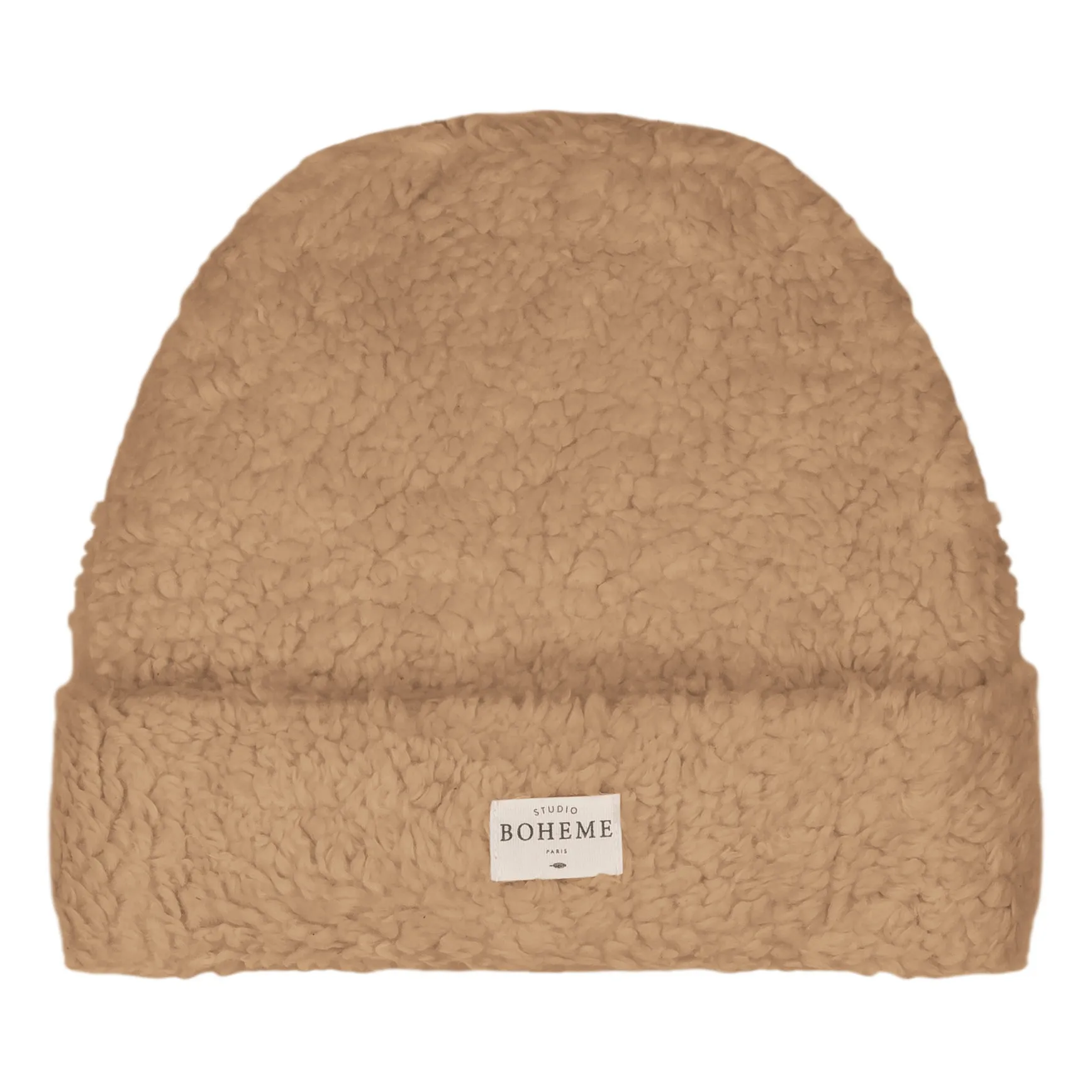 Bonnet enfant ourson camel – Studio Bohème Paris