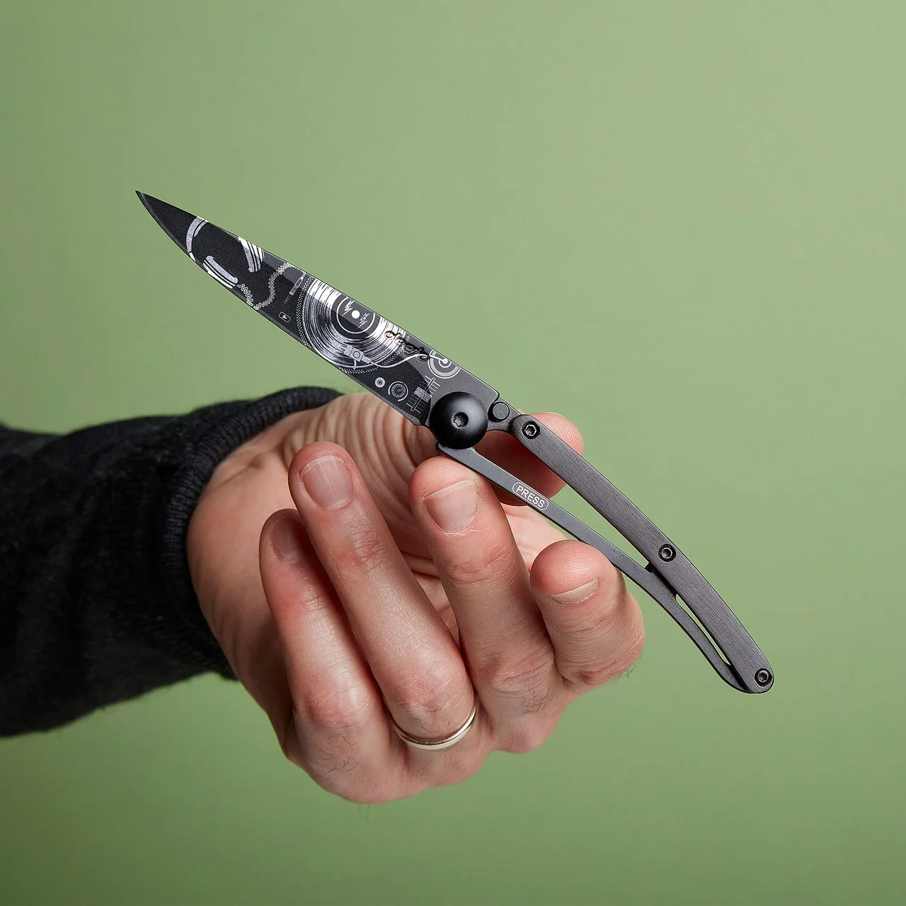 Couteau Vinyle Ebène Black – Image 3