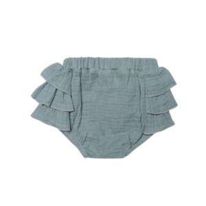 bloomer volant en gaze de coton – vert