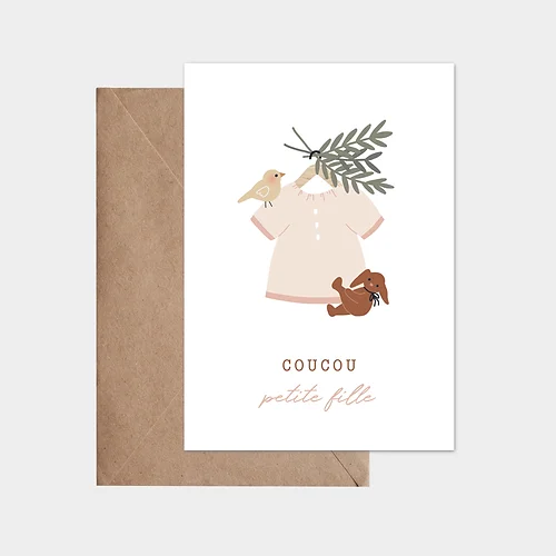 Carte postale | Blouse suspendue fille