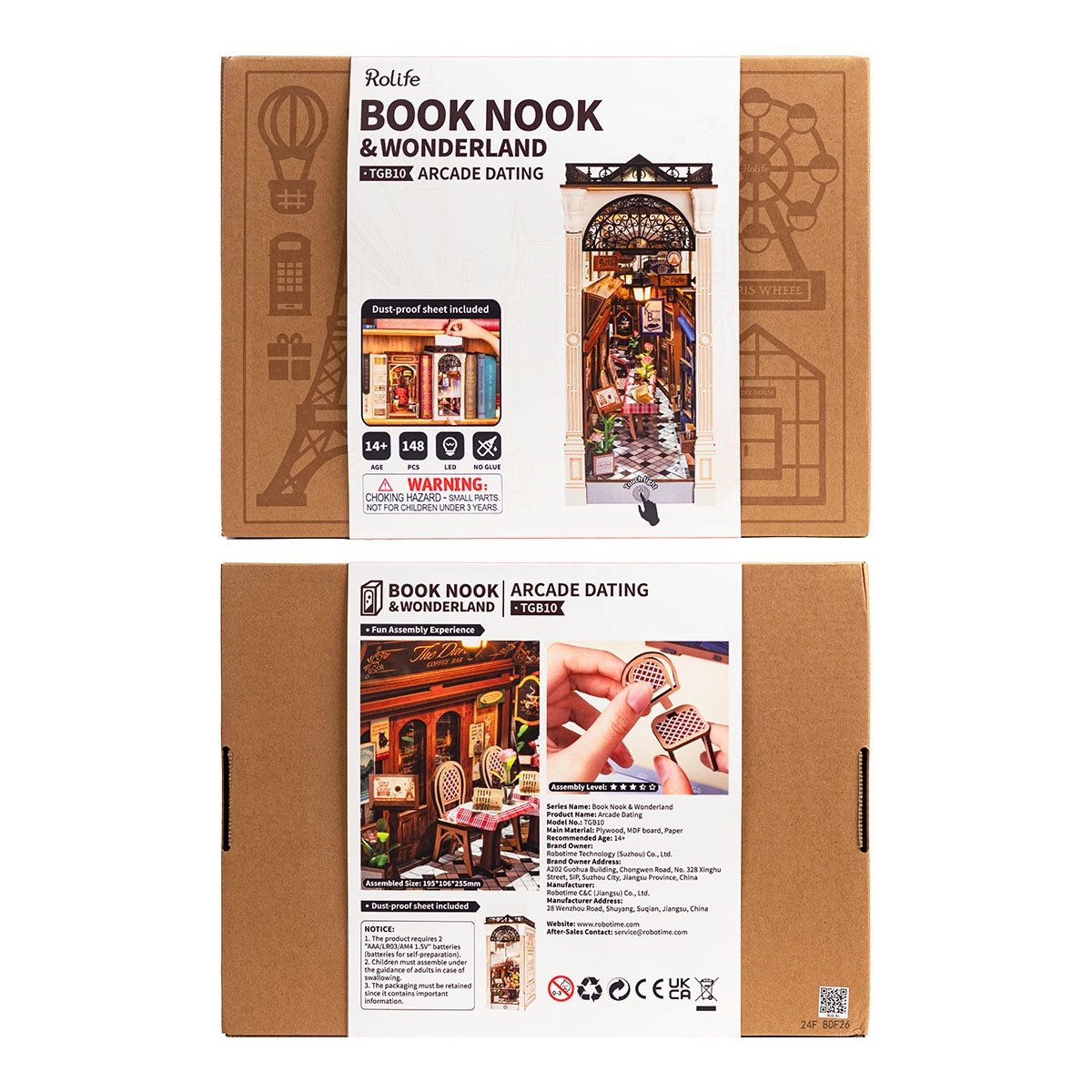 Book Nook Arcade Dating, ROBOTIME – Image 5