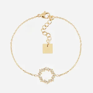 Bracelet Juki en Acier Doré, Zag