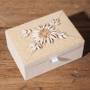 Boîte Brodée Coquillages, Chehoma