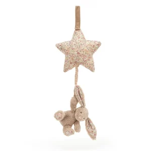 Peluche Blossom Bunny Musical Beige