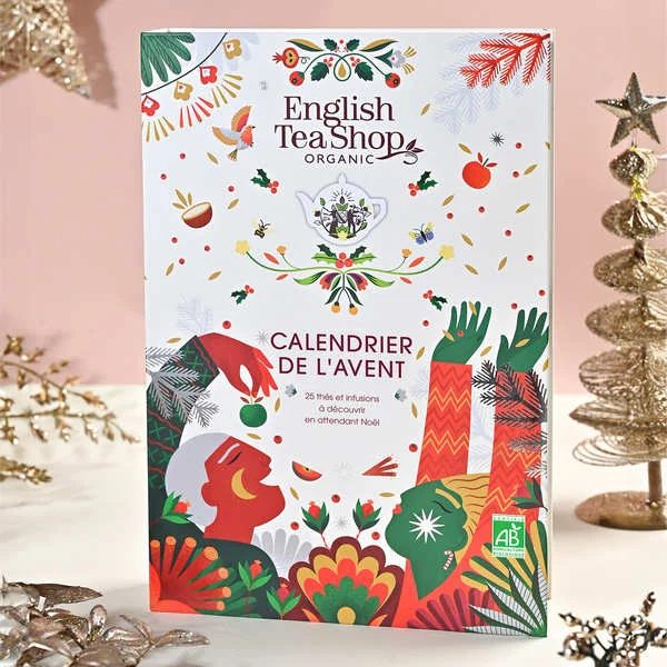 Calendrier de l’Avent Arbre de Noël Bio, English Tea Shop