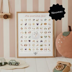 Affiche « Mes Premières Fois » Lapin – Les Petites Dates