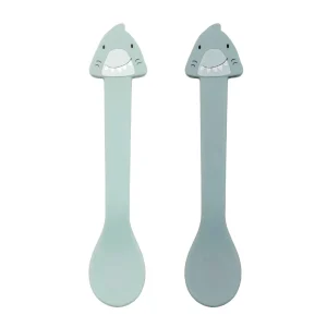 Lot de 2 cuillères en silicone Mr. Shark, Trixie