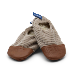 Chaussons taille : 18-20 | Les petits velours Noisette
