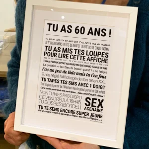Carte 60 ans – TOUT EST DIT