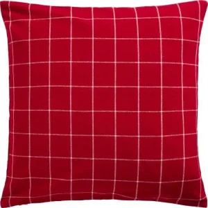 Housse de coussin élégante motif grands carreaux rouges, IB Laursen