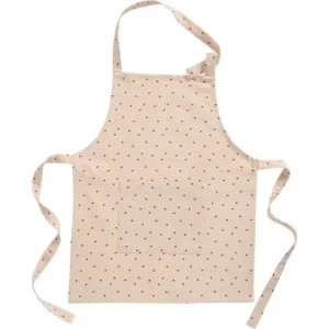 Tablier “Valentin mini natural” avec cœurs rouges, IB Laursen