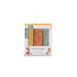 Set de 3 Langes, Trois Petits Lapins, Moulin Roty