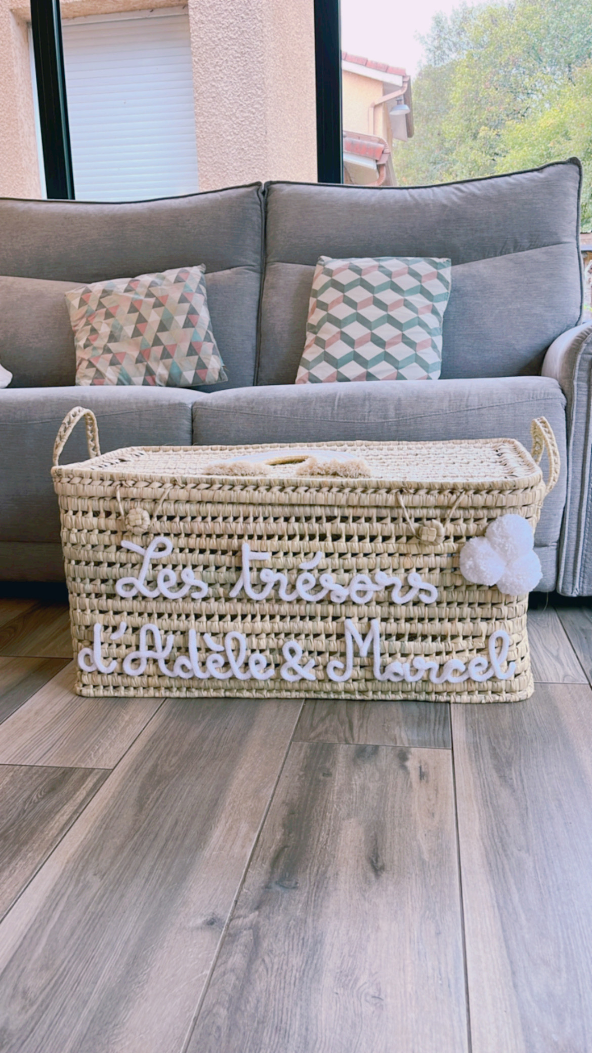 Malle à jouets XXL Adèle & Marcel