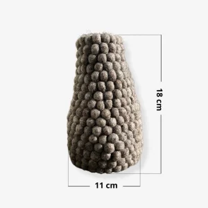 Vase marron clair en Feutrine – New Heidi