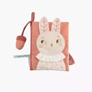 Livre Tissu Activités Après la Pluie, Moulin Roty