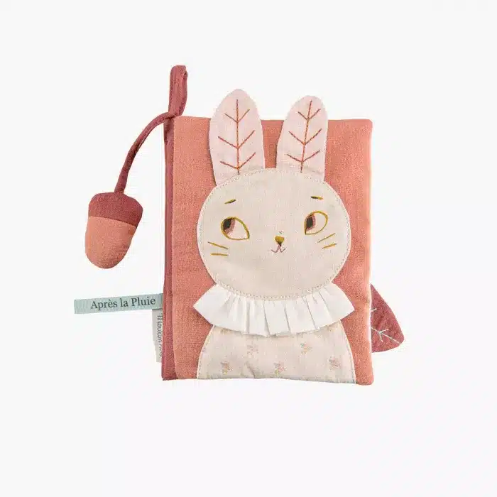 Livre Tissu Activités Après la Pluie, Moulin Roty