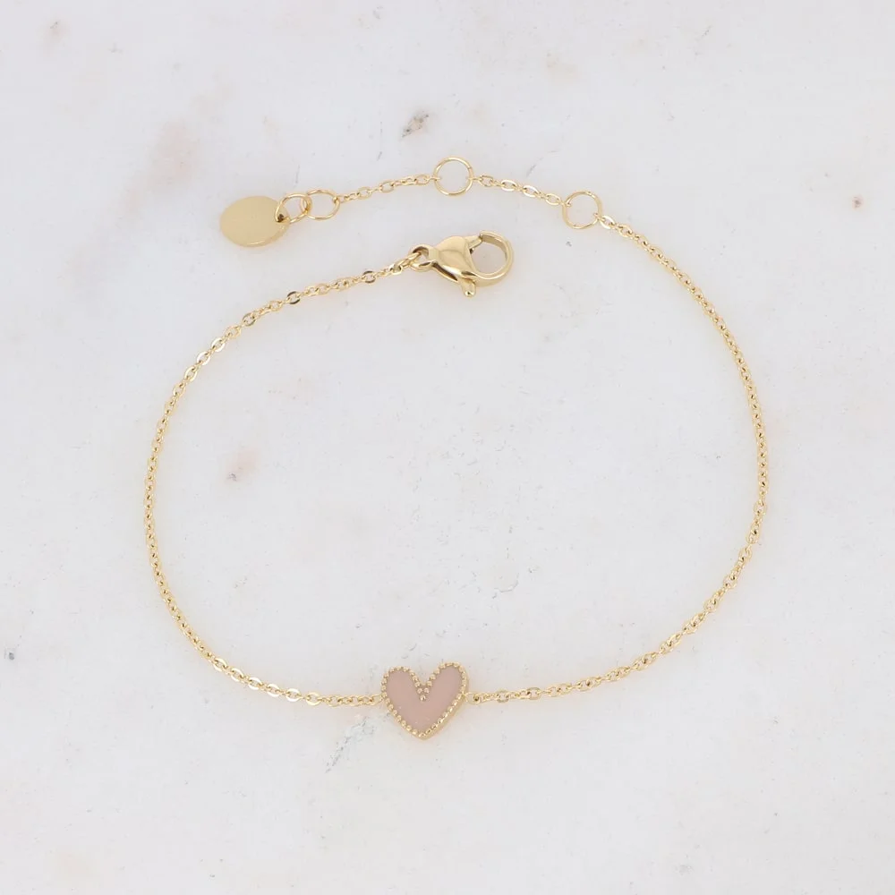 Bracelet Cœur Beige, BOHM