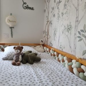 Prénom en laine à accrocher