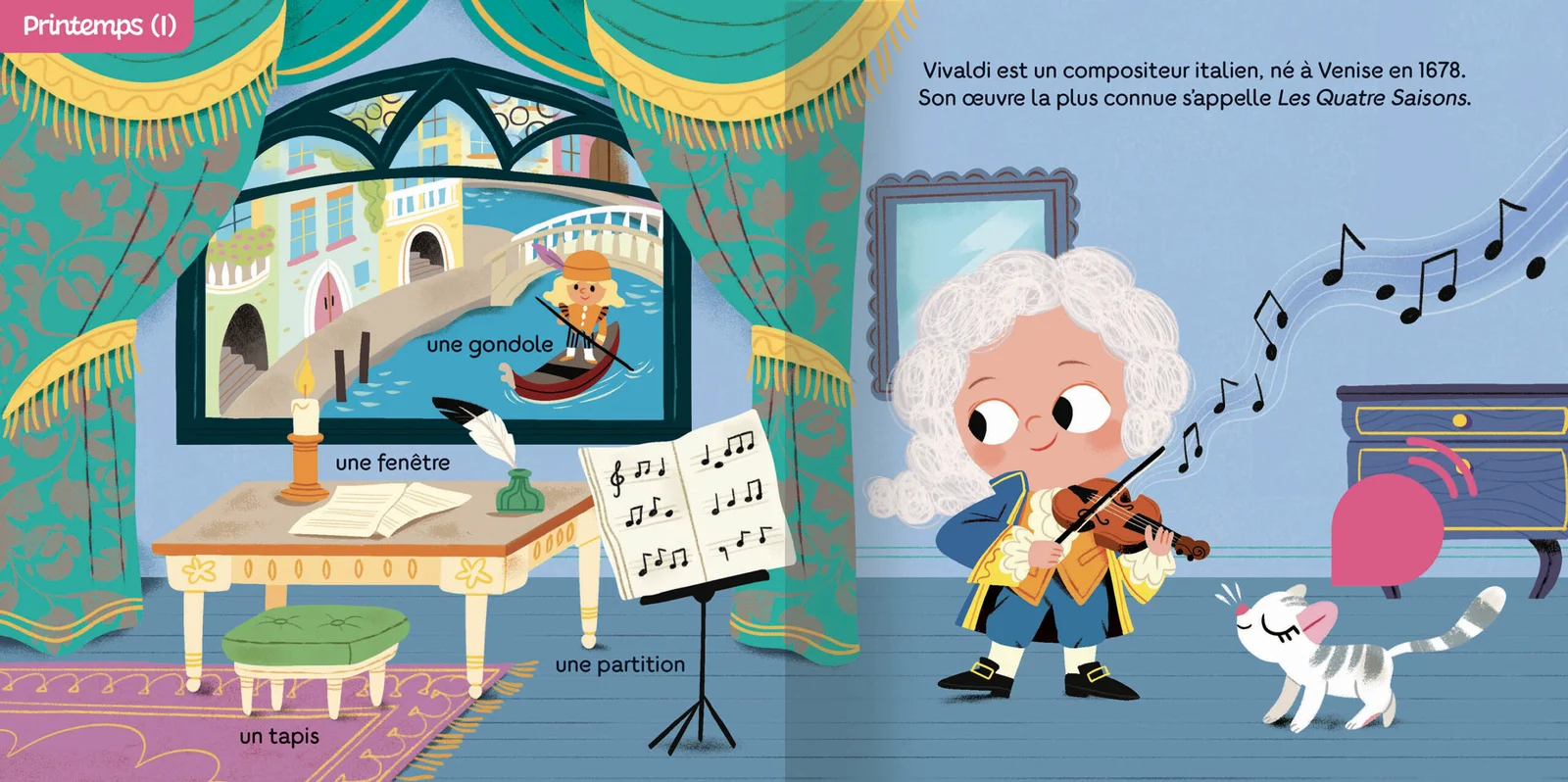 Livre sonore – Les Quatre Saisons de Vivaldi, AUZOU – Image 3