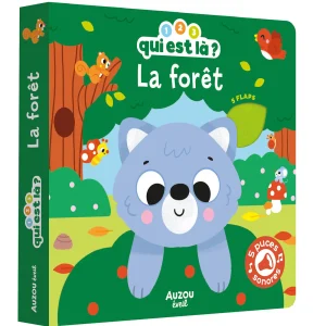 Livre sonore à flaps La forêt : Petit Loup joue à cache-cache, AUZOU