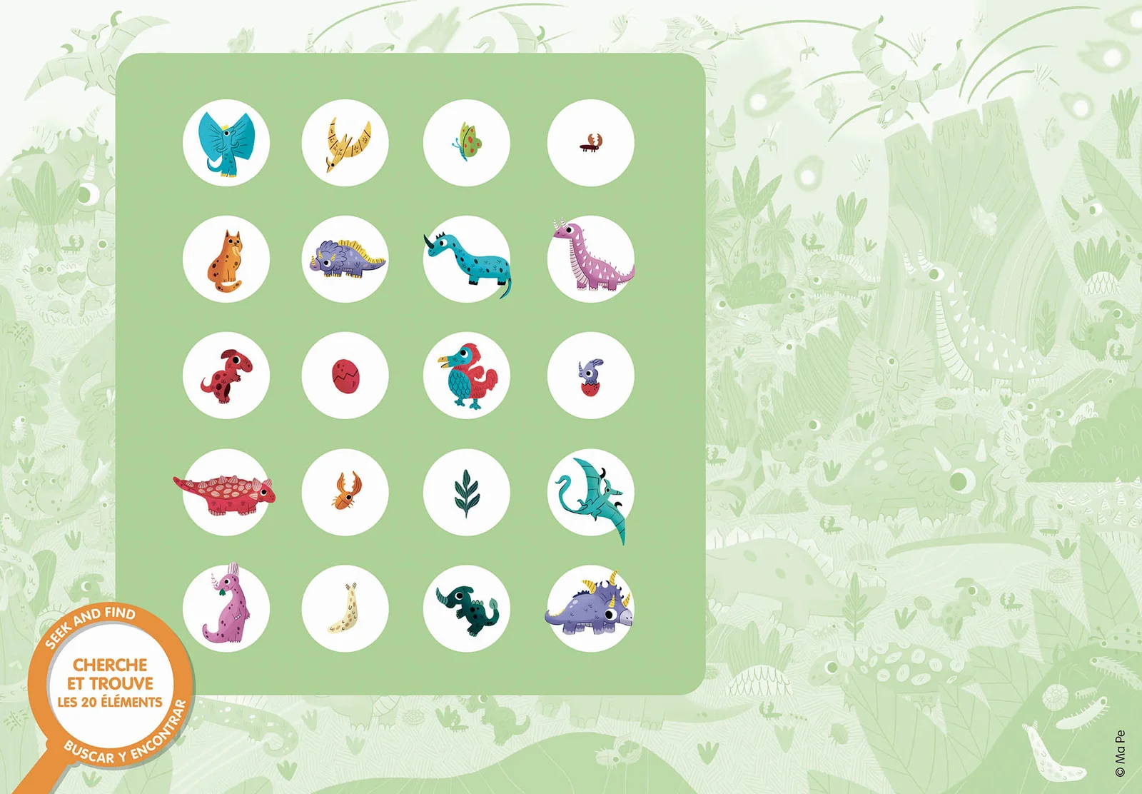 Puzzle Cherche et Trouve – Les Dinosaures, AUZOU – Image 3