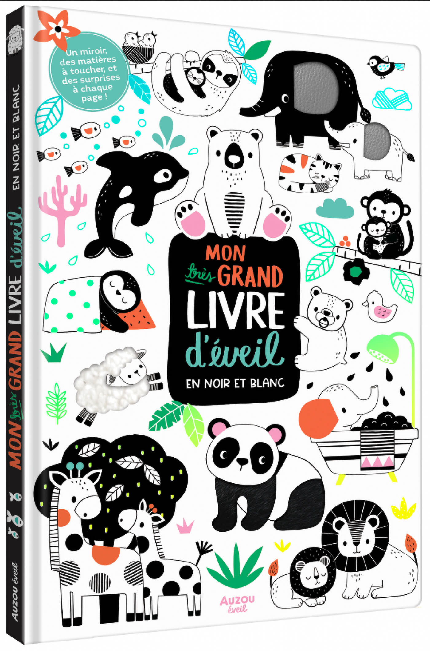 Mon très grand livre d’éveil en noir et blanc – Auzou
