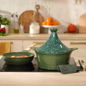 Couvercle Tajine Fougère – Accessoire Cocotte
