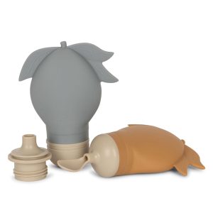 Lot de 2 bouteilles à smoothie – Amande et Bleu