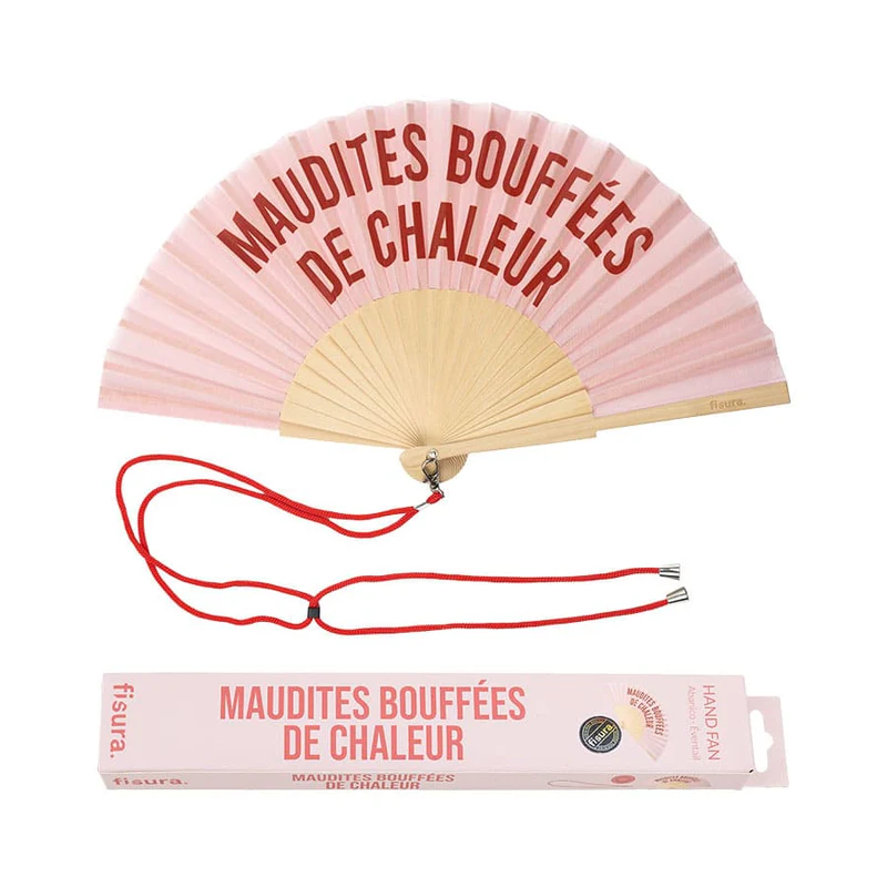 Éventail “Maudites bouffées de chaleur”, Fisura