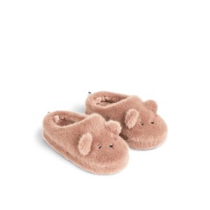 Chaussons peluche Lapin rose Aviaja – Liewood