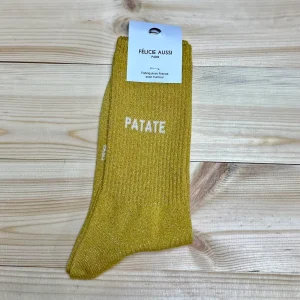Chaussettes Jaunes Pailletées PATATE