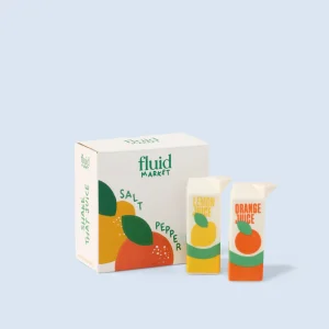 Salière & Poivrière Juice en Céramique, Fluid Market