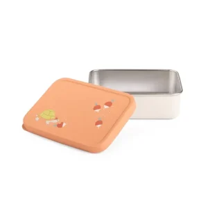 Boîte à Goûter en Inox Trois Petits Lapins, Moulin Roty