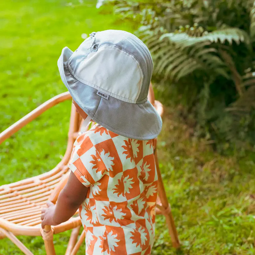 Chapeau anti-UV 2-4 ans | Lion Bleu ciel – Image 4