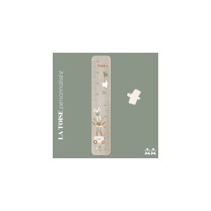 Toise en bois lapin doudou / Charlie et Suzie