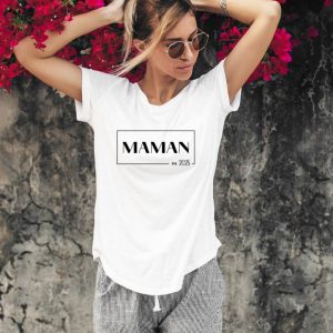 Tee-shirt maman en 2025 – Annonce grossesse & future maman