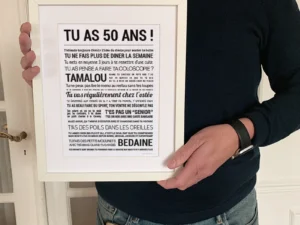 Carte 50 ans pour un Homme – TOUT EST DIT