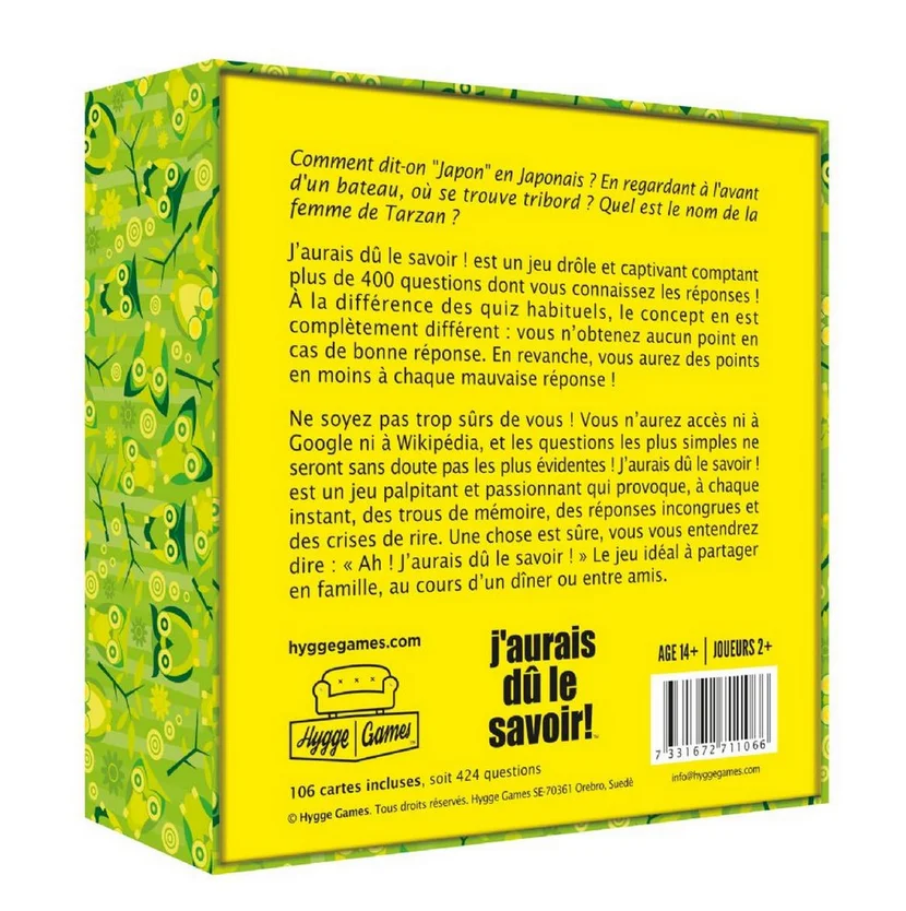 Jeu J’aurais du le Savoir, Hygge Games – Image 2